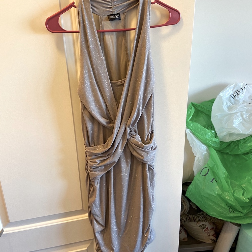 Silver Frederick’s of Hollywood Dress